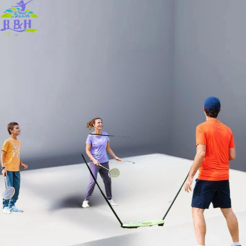 Rede De Badminton Dobrável Portátil Para Casa Ao