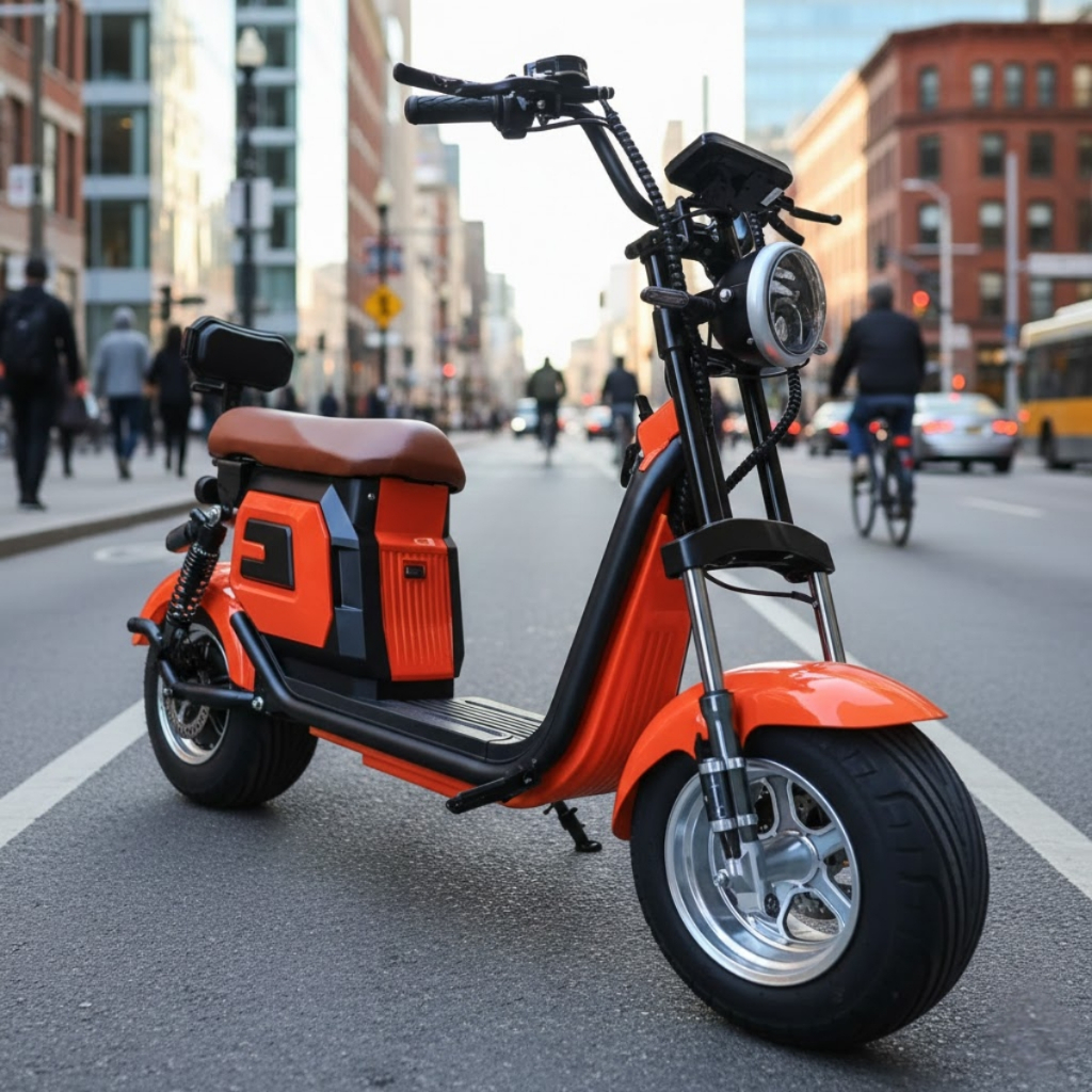 Scooter Wd6 Bike Elétrica 1000W Bateria 60v 30Ah