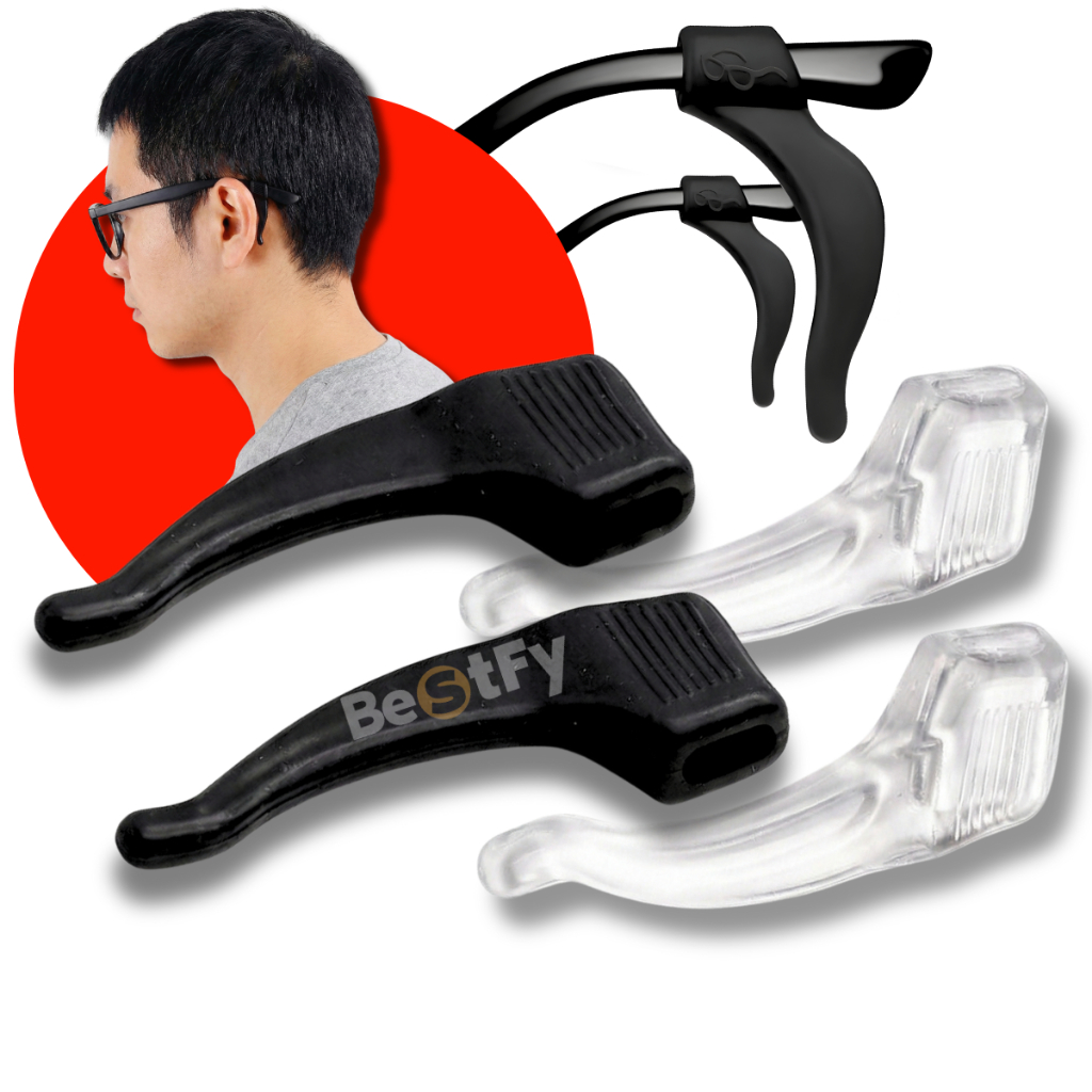 Kit 10 Gancho de Orelha Silicone Antiderrapante Pa