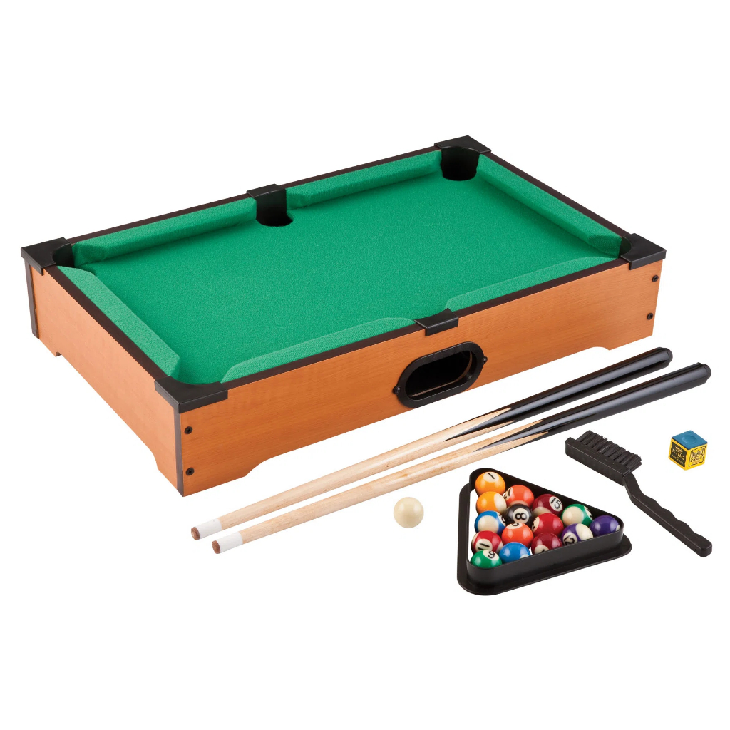 Mini Mesa Jogo De Bilhar Sinuca Snooker Infantil C