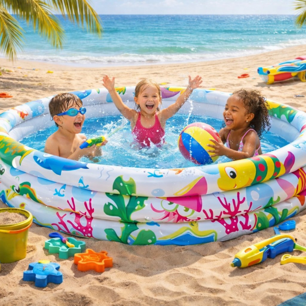 Piscina Inflável Infantil 100/180 Litros Redonda 