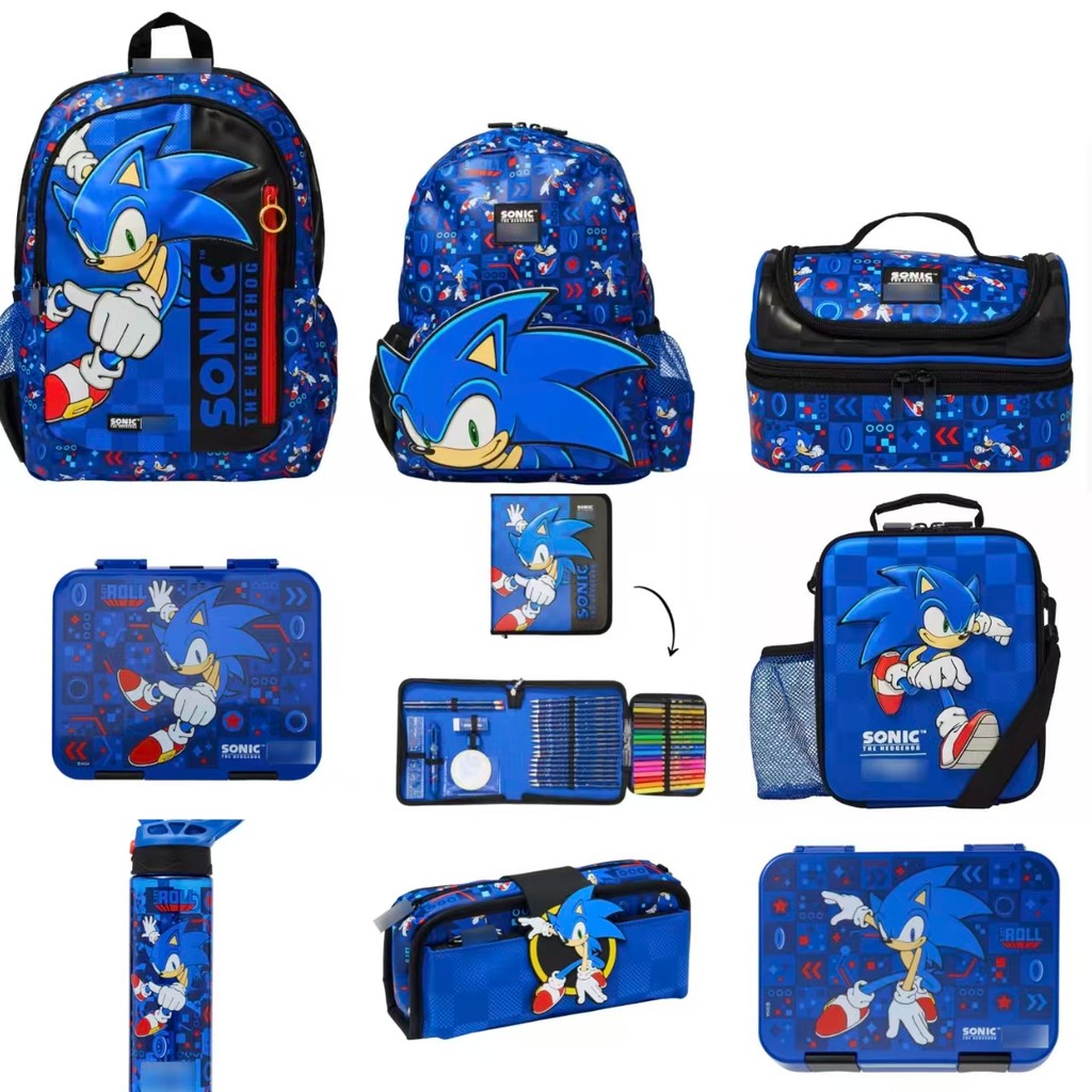 Austrália Sonic Mochila escolar infantil para est