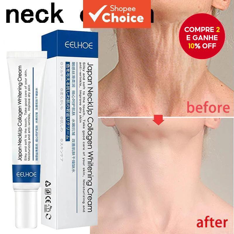 Creme Reafirmante De Pescoço De Colágeno , Reduz