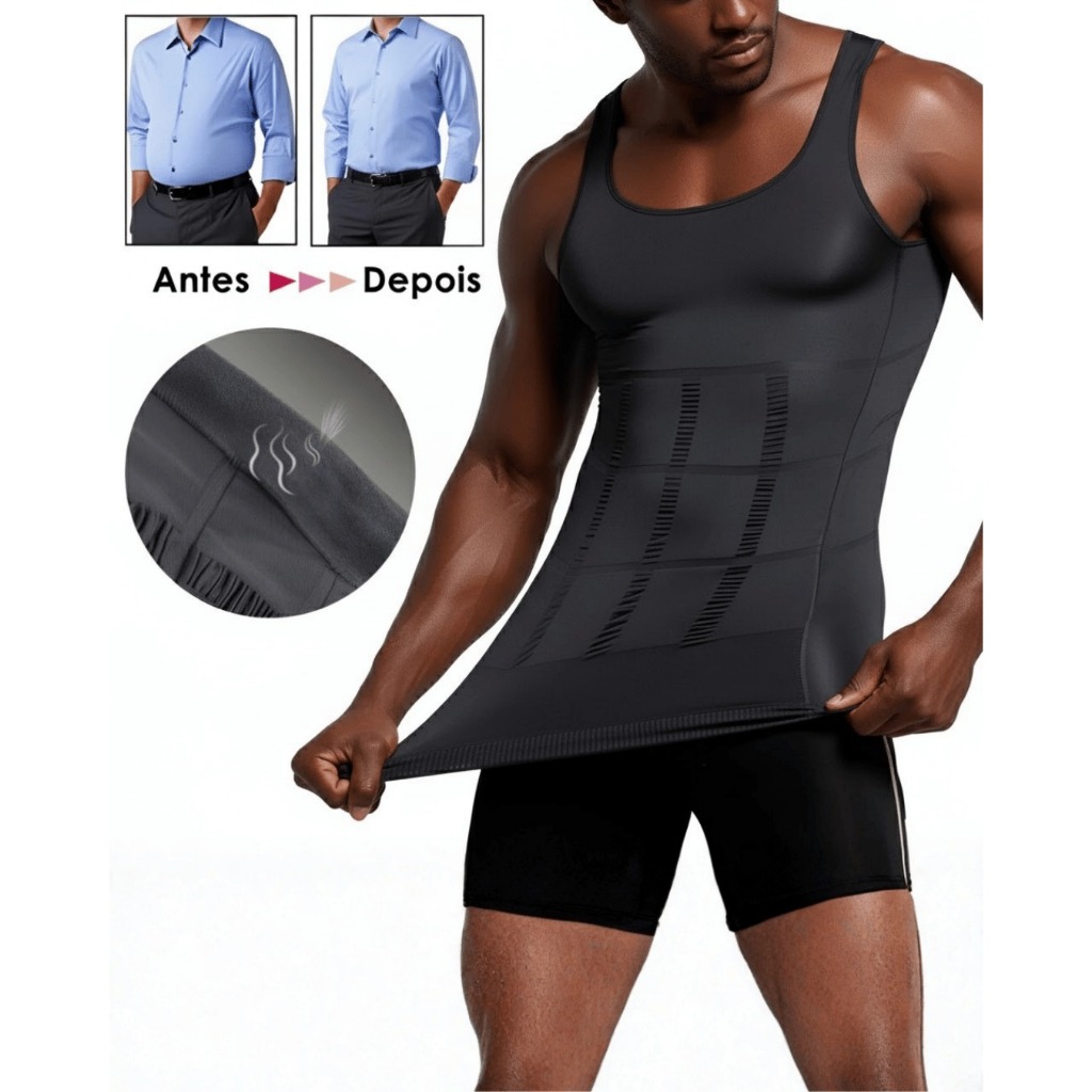 Cinta Regata Modeladora Masculina Correção Postu