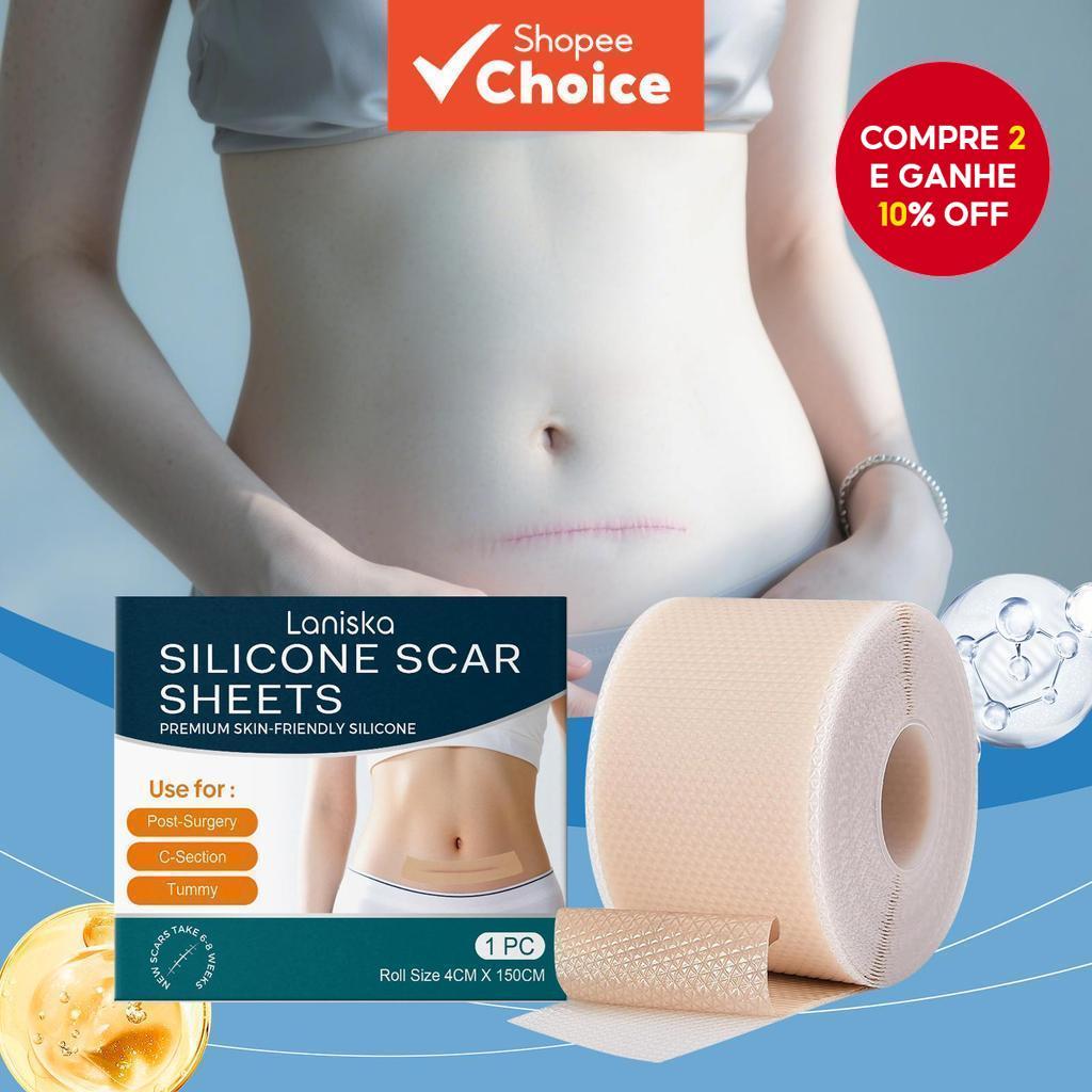 Folhas de Silicone para Cicatrizes, Fita de Silico