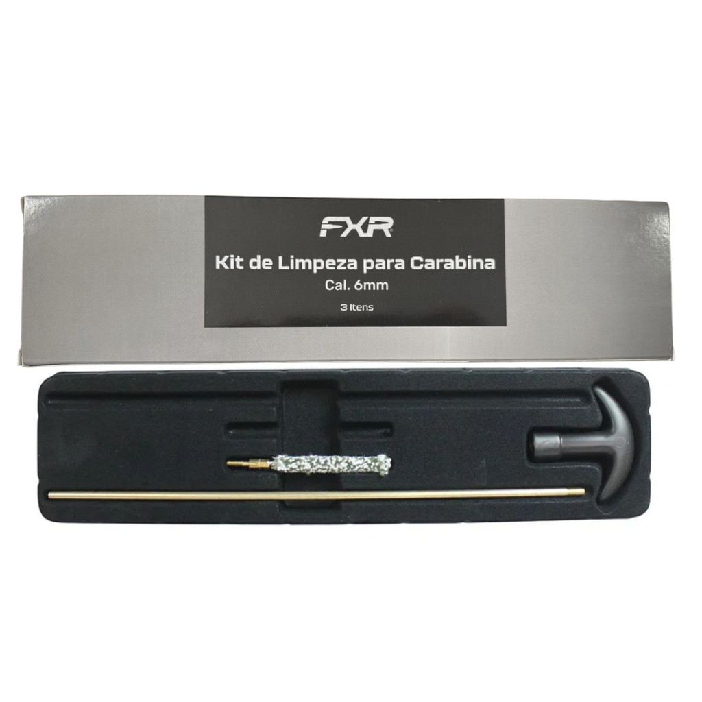 Kit de Limpeza para armas de 6.0mm 3 peças fixxar