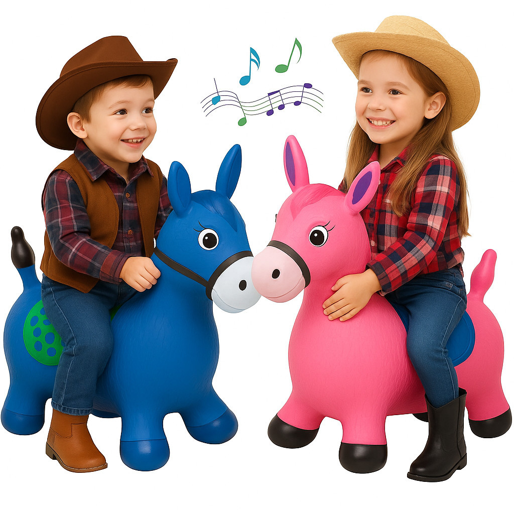 Cavalinho Upa Upa Brinquedo Musical Pula Pula Infa