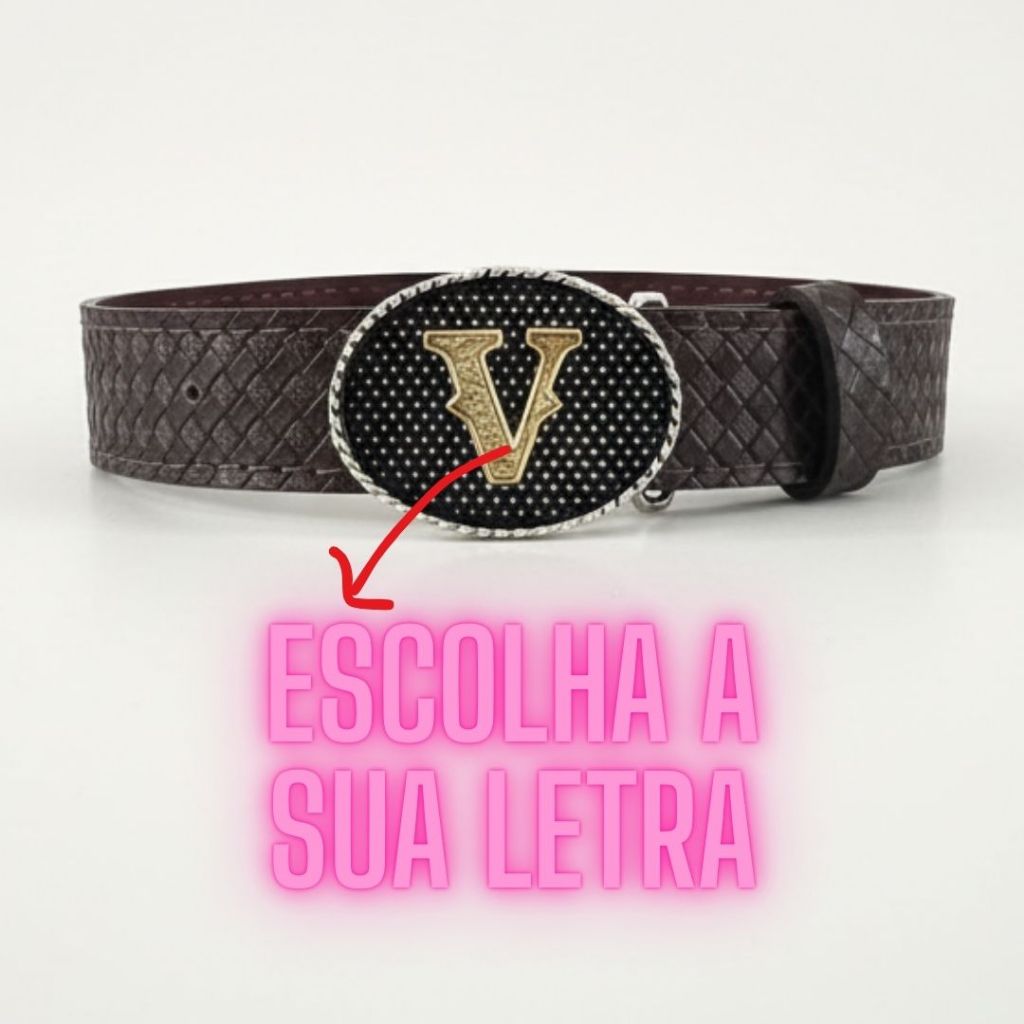 Cinto Country Infantil Personalizado Letra Inicial