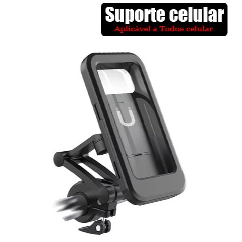 Suporte Case Capa Celular P Bike Moto Prova Dagua 