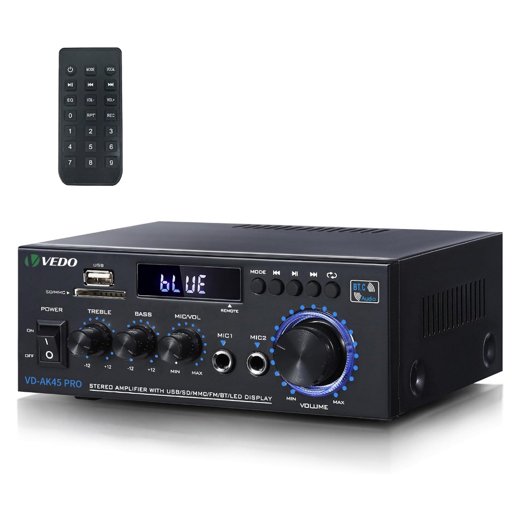 VEDO AK45Pro Amplificador Estéreo De áudio Domé