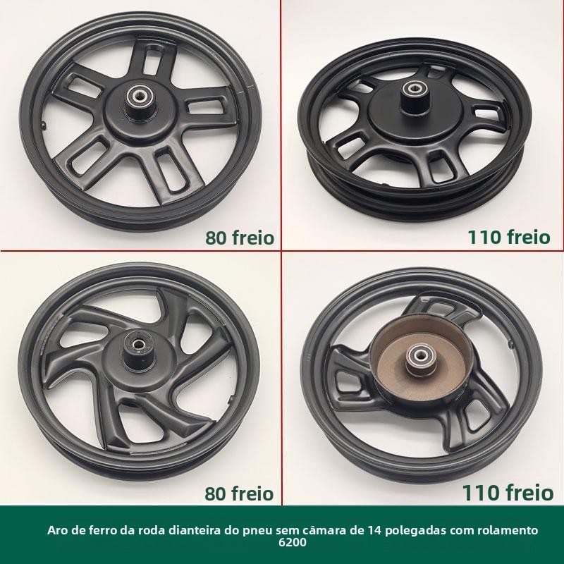 Aro do cubo da roda dianteira do veículo elétric