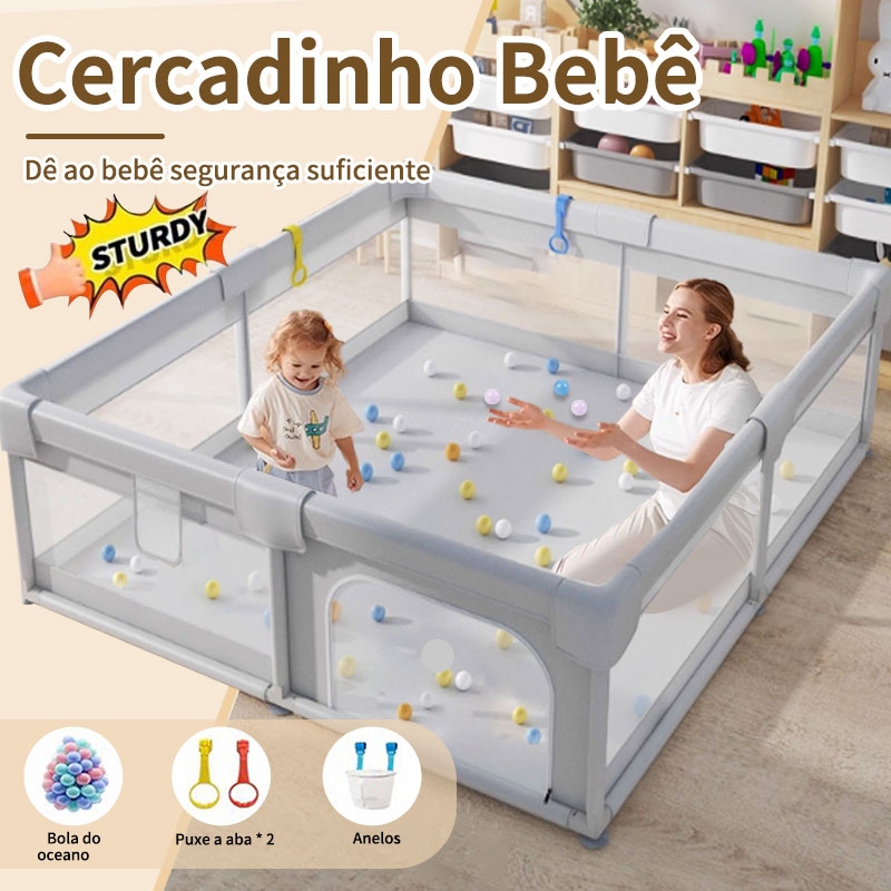 Cercadinho Bebê Grande Chiqueirinho Infantil Cerc