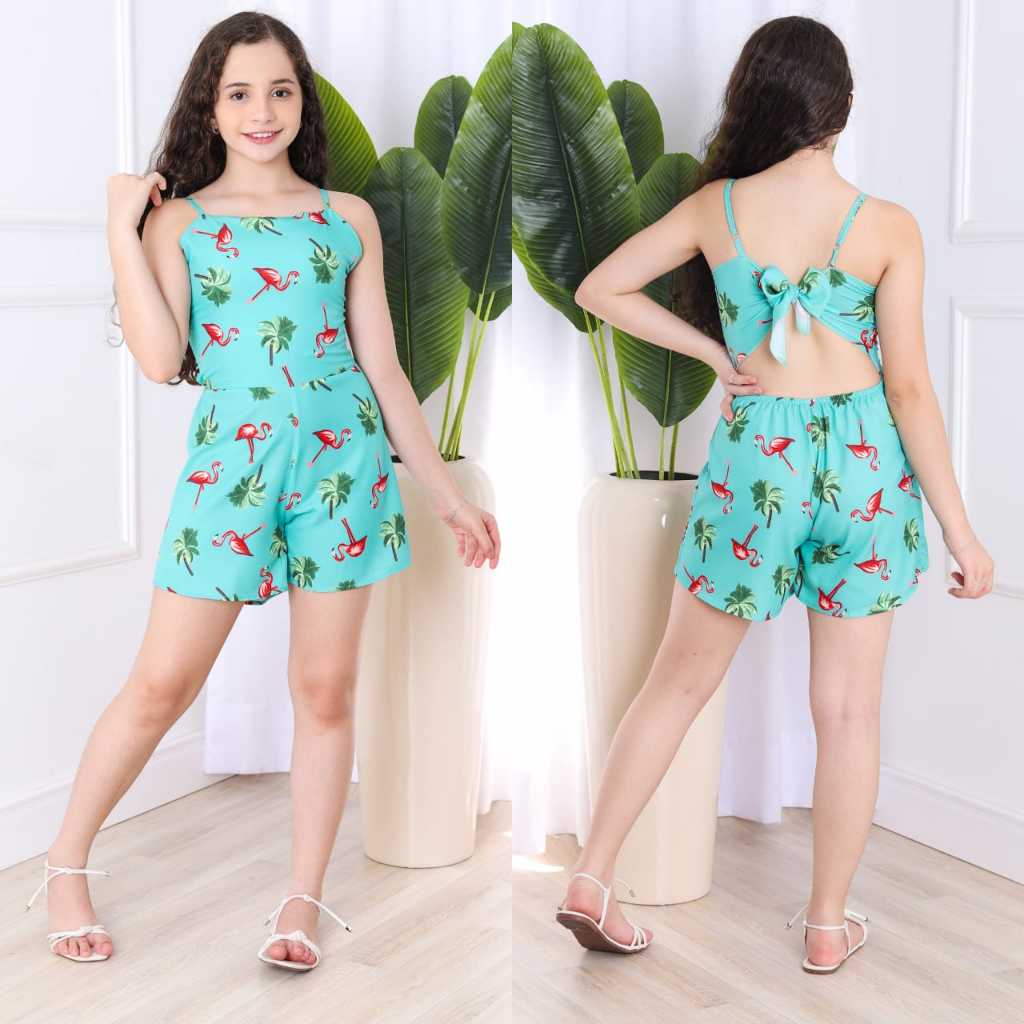 Macaquinho Feminino Infantil e Juvenil com Estampa