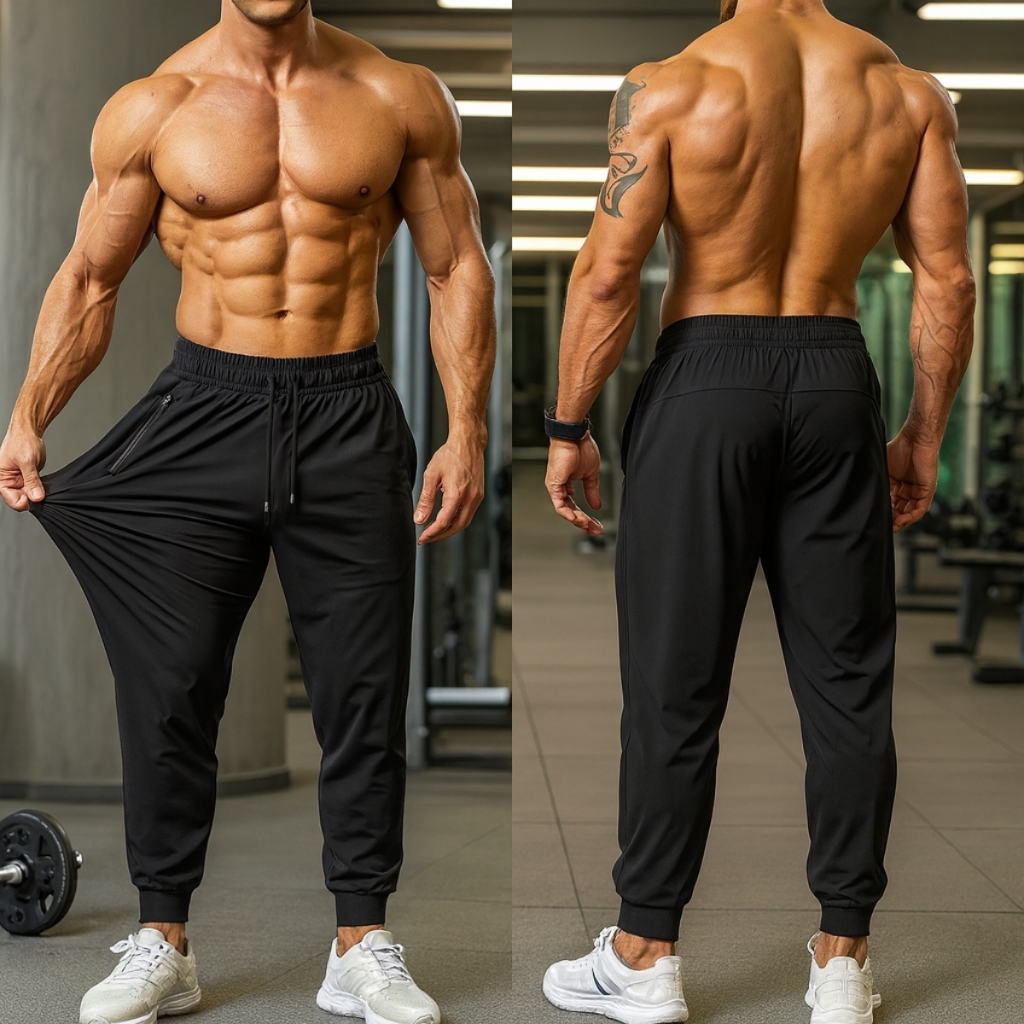 Calça Masculina Jogger Com Elastano Academia Espo