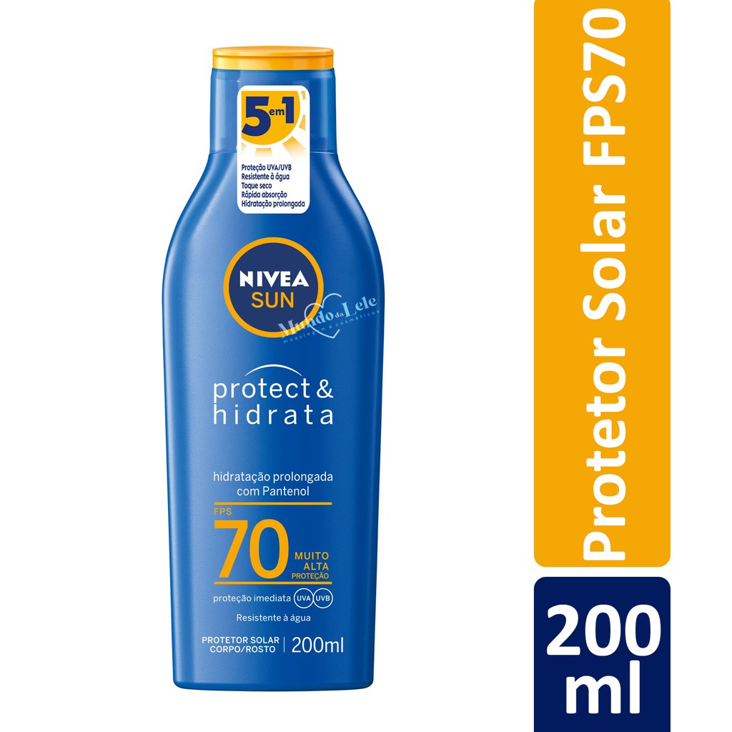 Protetor Solar Nivea Sun Protect E Hidrata Fps70 2