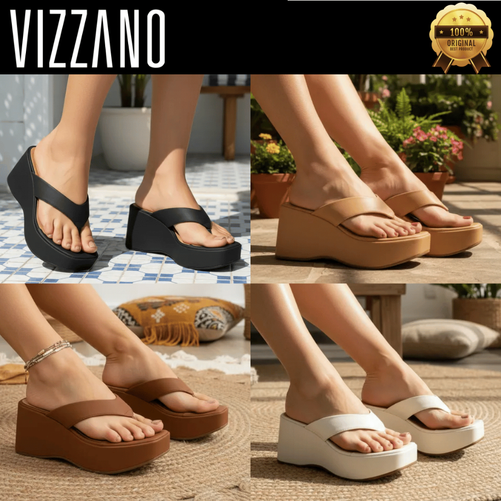 Tamanco Vizzano Feminino Plataforma Anabela de Ded