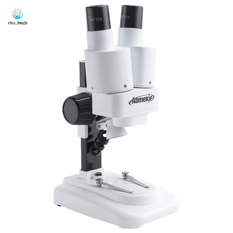 20X Microscópio Estéreo Binocular Com LED Para F