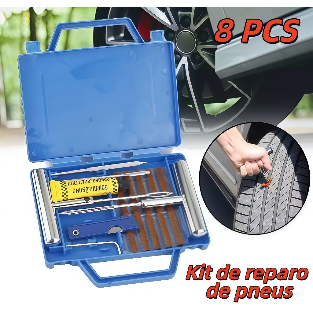 Kit Remendo Macarrão Reparo Conserto Furo Remendo