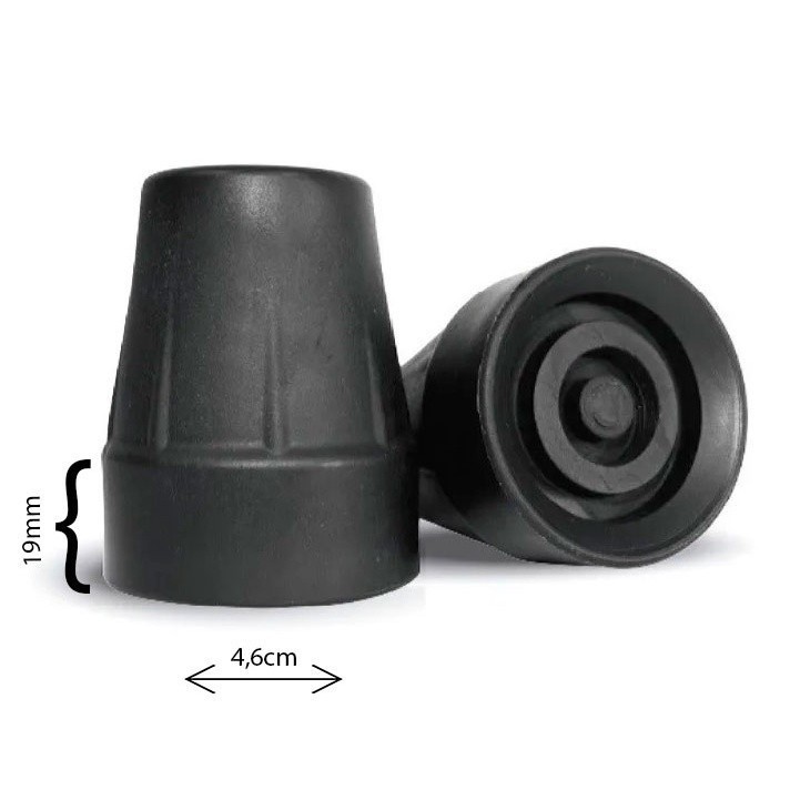 Ponteira de borracha19mm Para Muleta Canadense E B