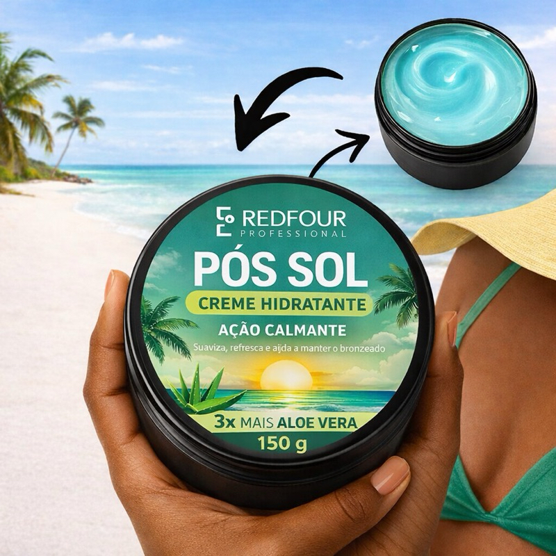 Pós Sol Hidratante Redfour Professional 150g Aç