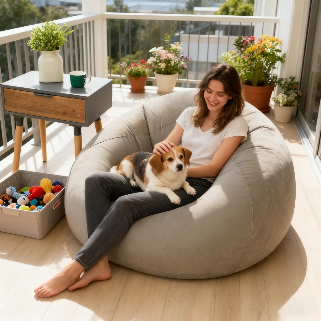 Sofá Inflável Portátil Com Bomba De Ar Poltrona