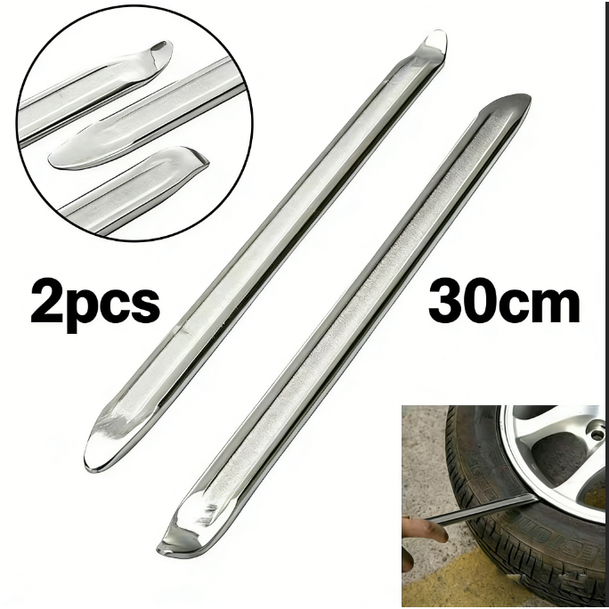 Kit 2 Espátulas Borracheiro Chata 30cm Para Desmo