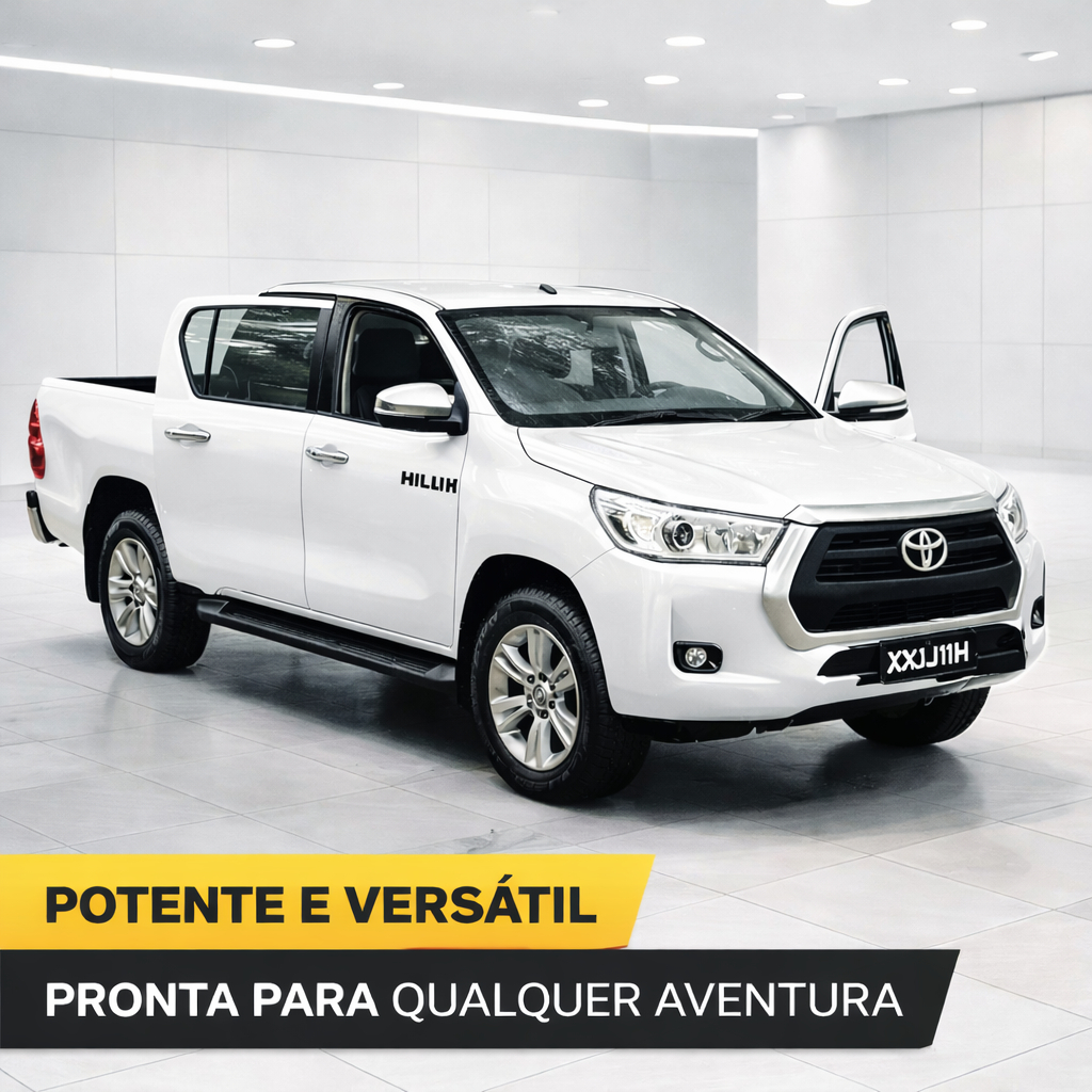 Miniatura De Ferro Toyota Hilux 2021 para Colecion