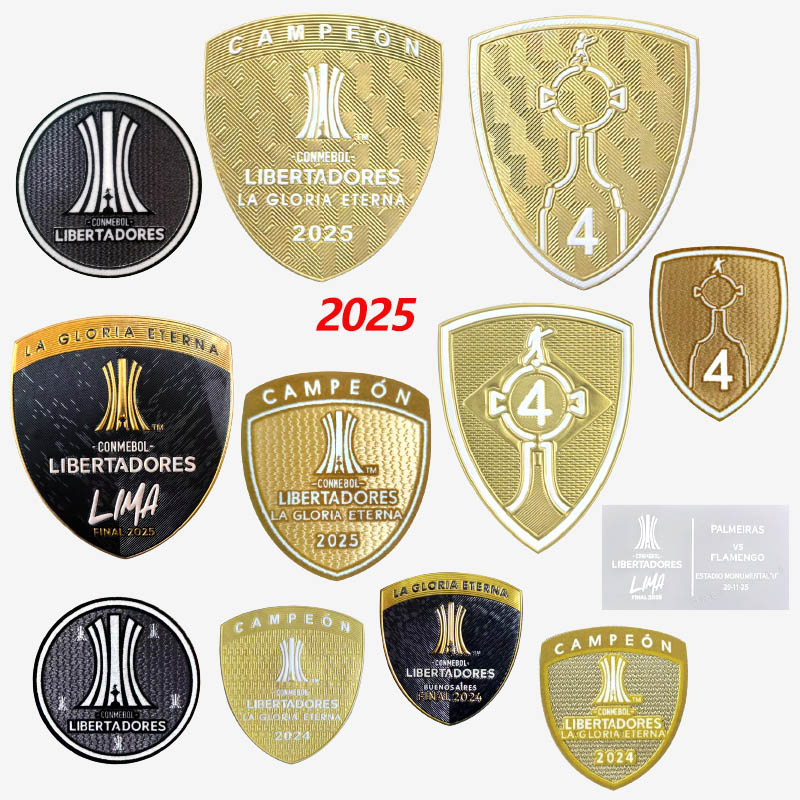 Emblema de futebol libertadores 2025 Patch de fute