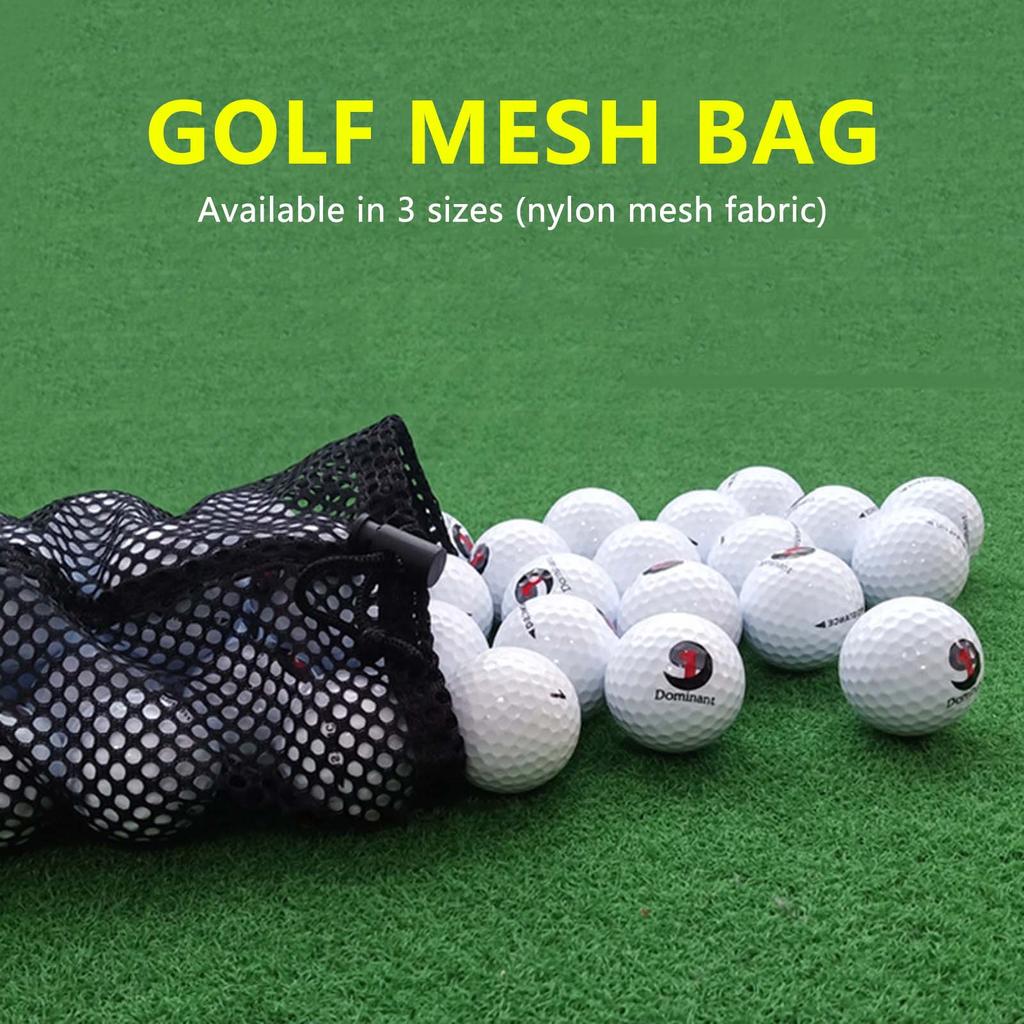 Bolsa De Bola De Golfe De Malha Preta Alça Ajust�