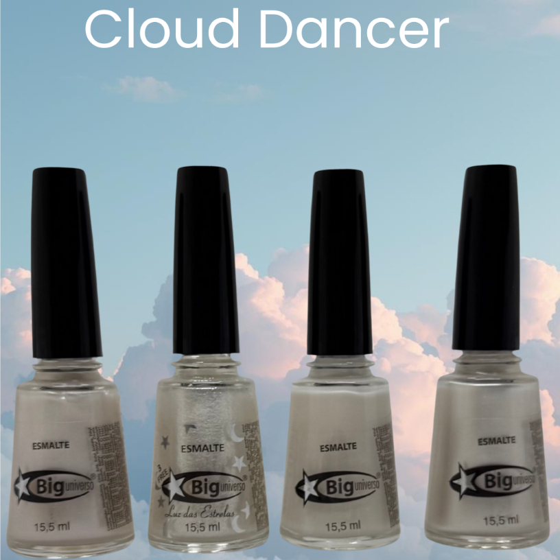 Kit 4 Esmaltes Big Universo Coleção Cloud Dancer