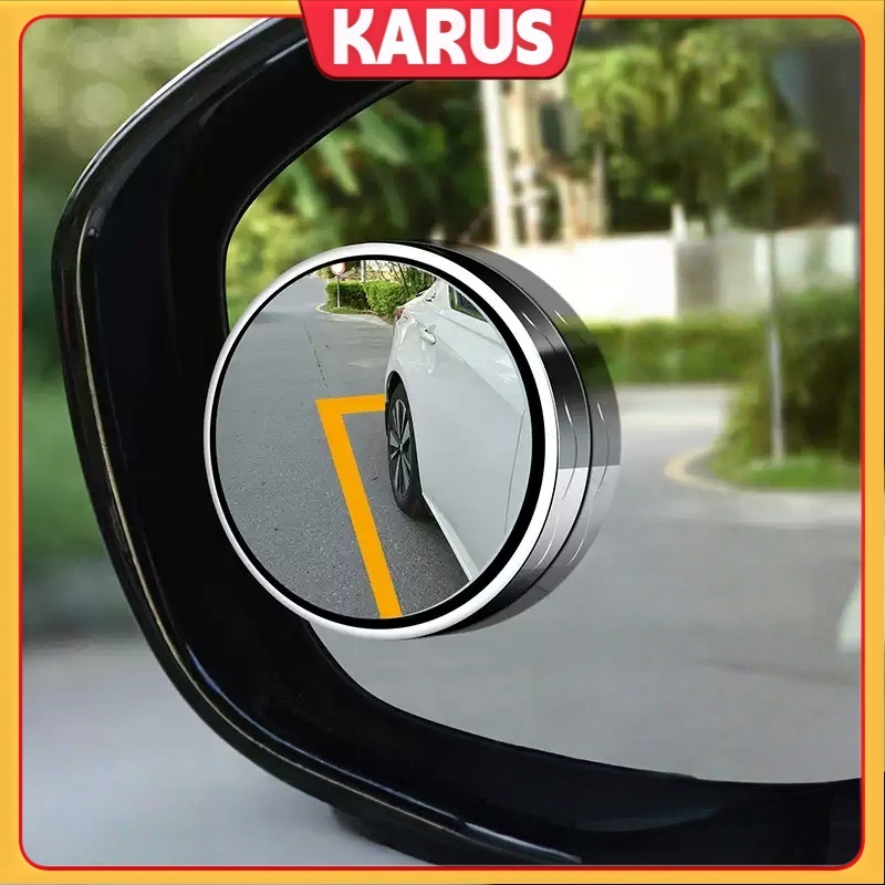 Kit 2 Espelho De Ponto Cego Carro Vidro Auto Motoc