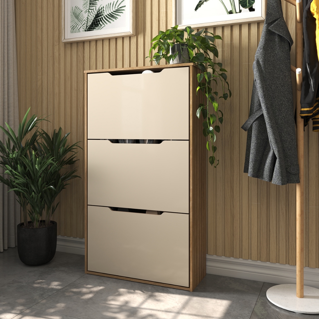 Sapateira Retrátil Inclinável 3 Portas Basculant