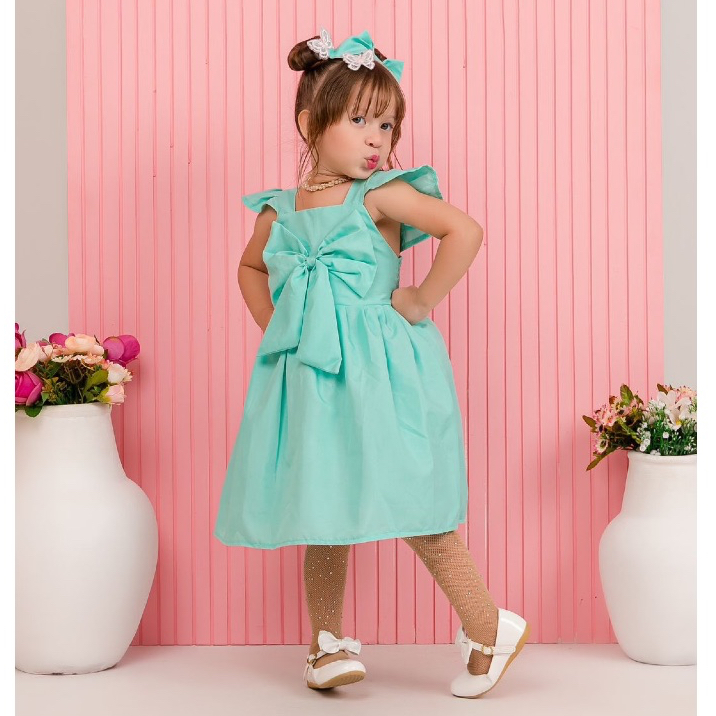 Vestido Infantil Menina | Roupa Infantil (1, 2 e 3