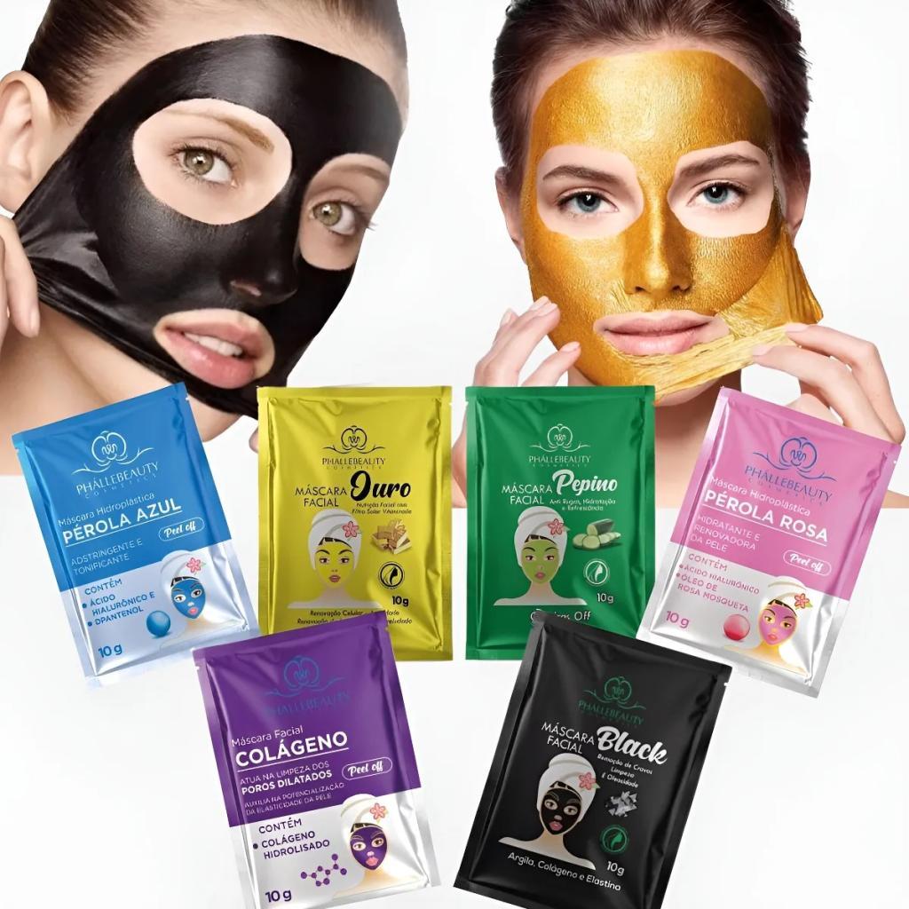 SACHÊ MÁSCARA FACIAL PEEL OFF LIMPEZA PROFUNDA E