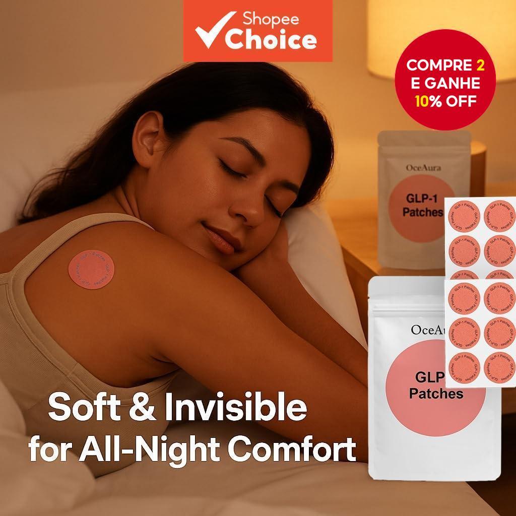 30 peças de adesivos de GLP-1 para perda de peso,