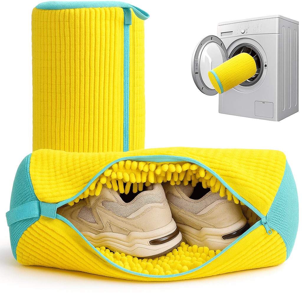 Kit 1/2 Sacos De Lavagem para Sapatos Máquina de 