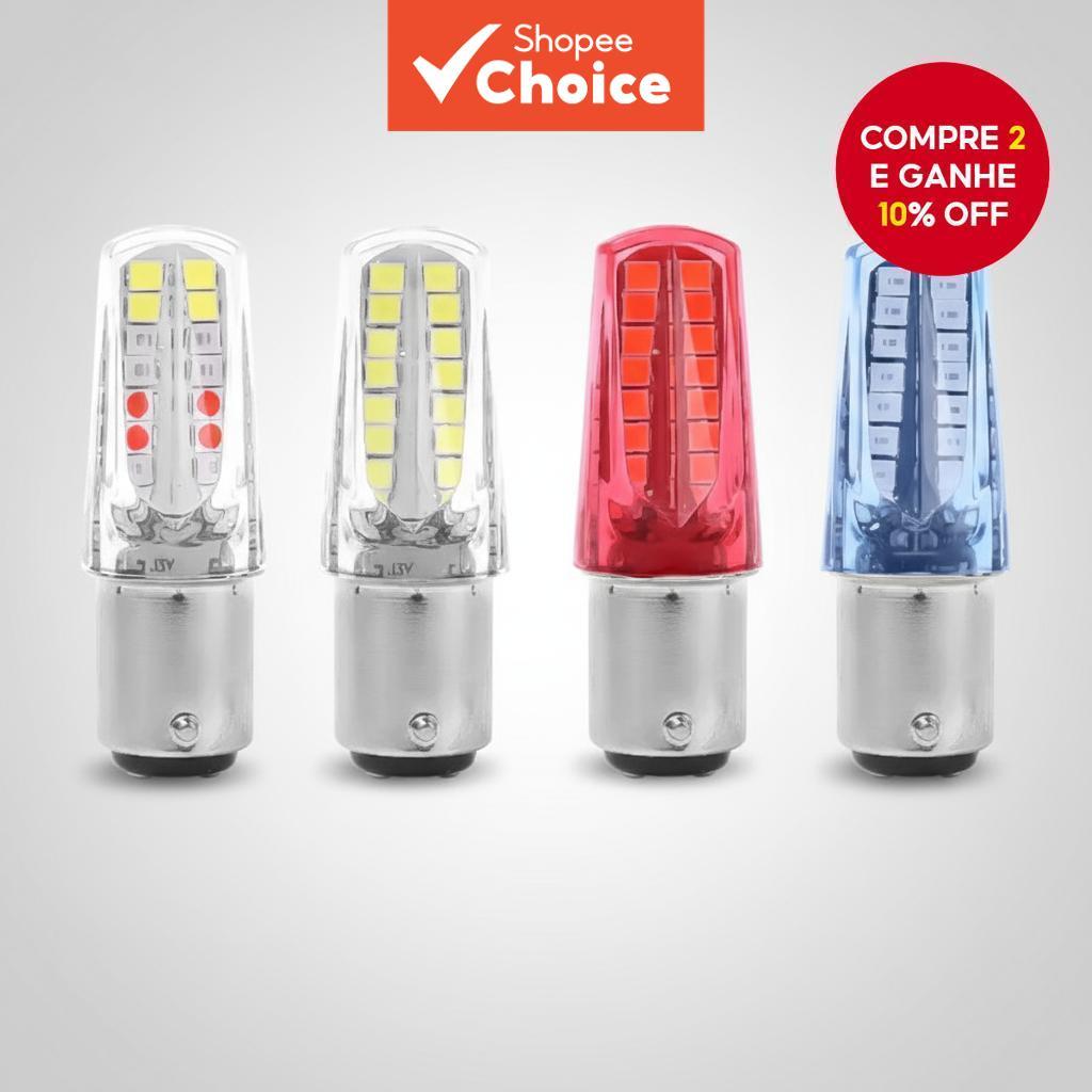 1157 BA15D LED Luz de Freio para Motocicleta ̵