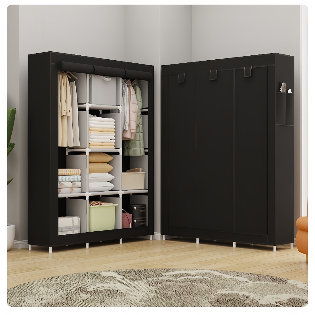 Guarda Roupa Dobrável Armário Organizador Multiu