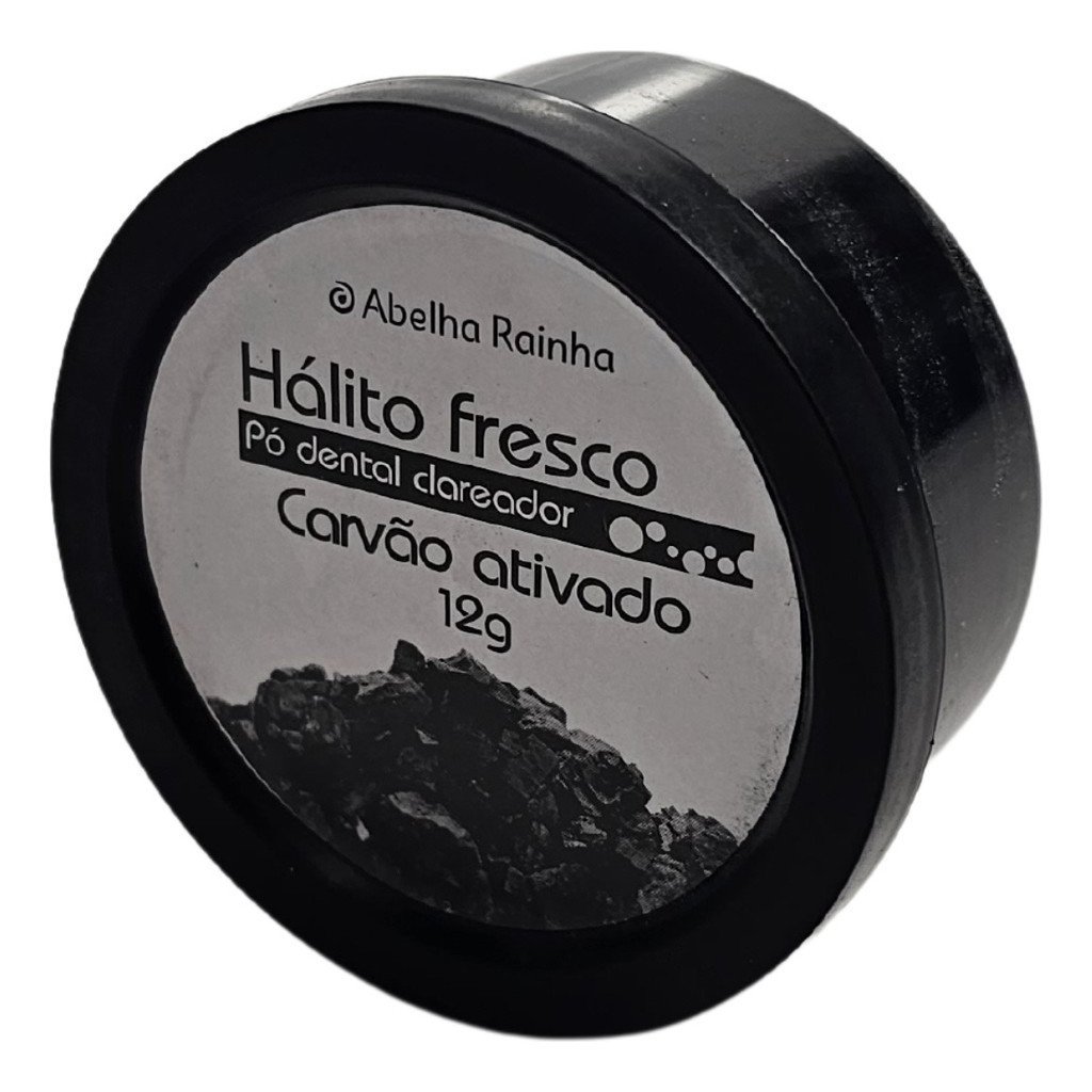 Pó Dental com Carvão Ativado Dentes + Brancos e 