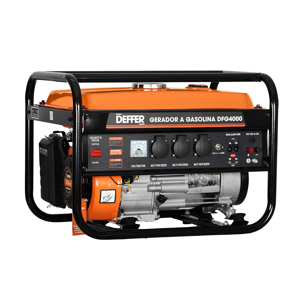Gerador de Energia a Gasolina  3,75kva 110v/220v C