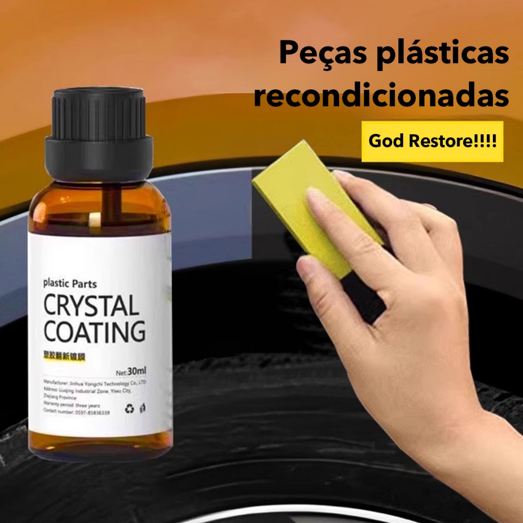 Restaurador de Plástico Automotivo 30ml – C