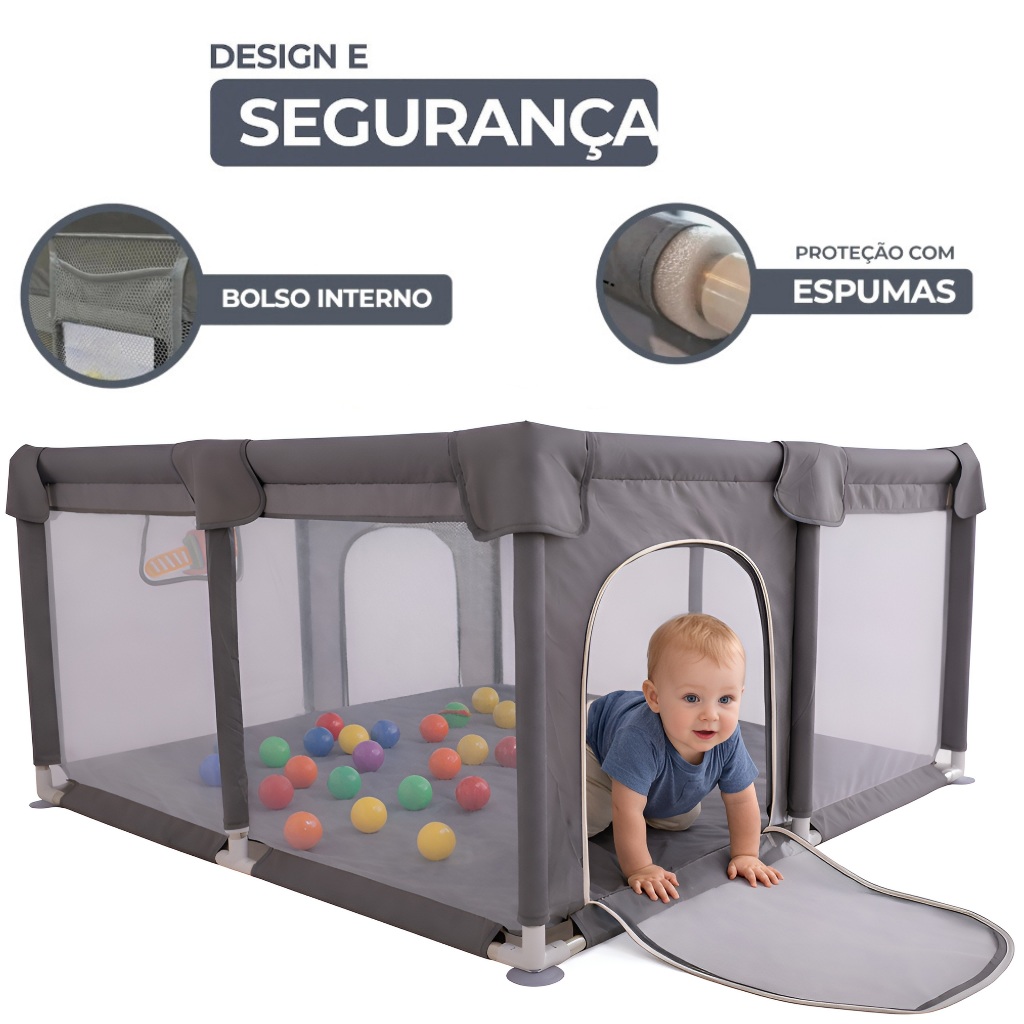 Chiqueirinho cercadinho de bebê menino menina div