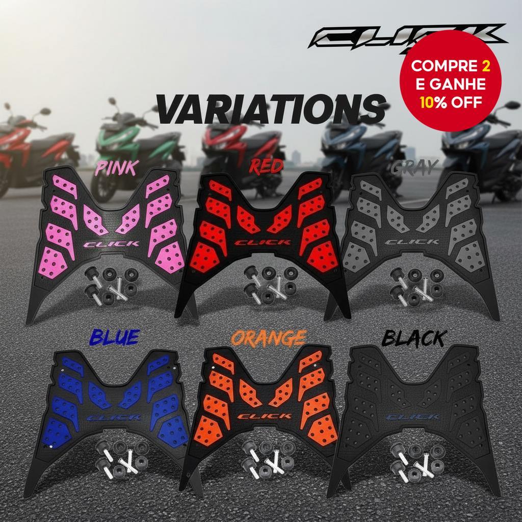 Tapete de Borracha Antiderrapante para Honda Click