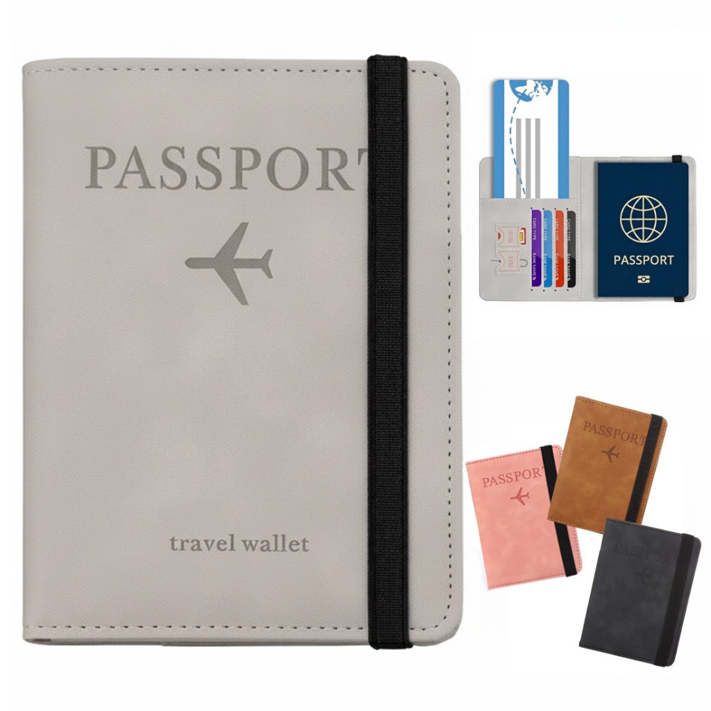 Carteira Porta Passaporte Capa para Documentos Din