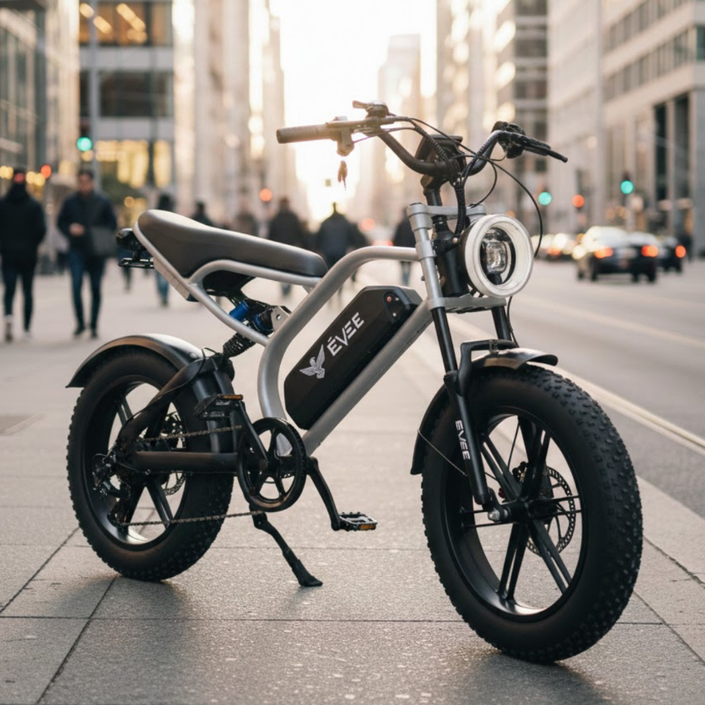Bicicleta Elétrica V20 Max Bike 1000W 32km/h Bate