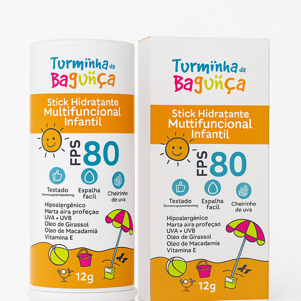 Stick Hidratante Multifuncional Infantil Turminha 