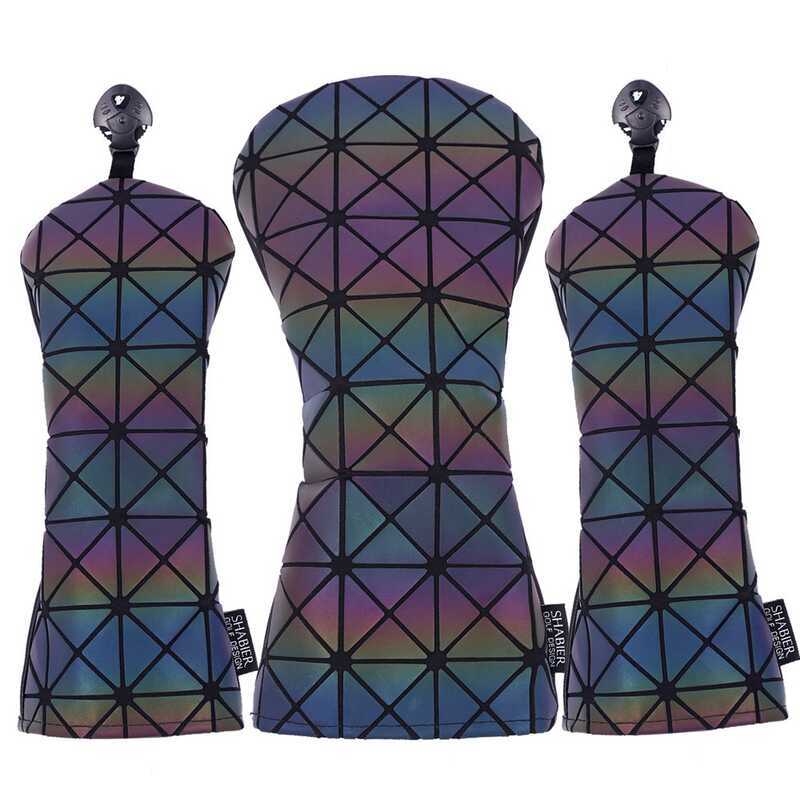 Nova capa de taco de golfe capa de madeira colorid