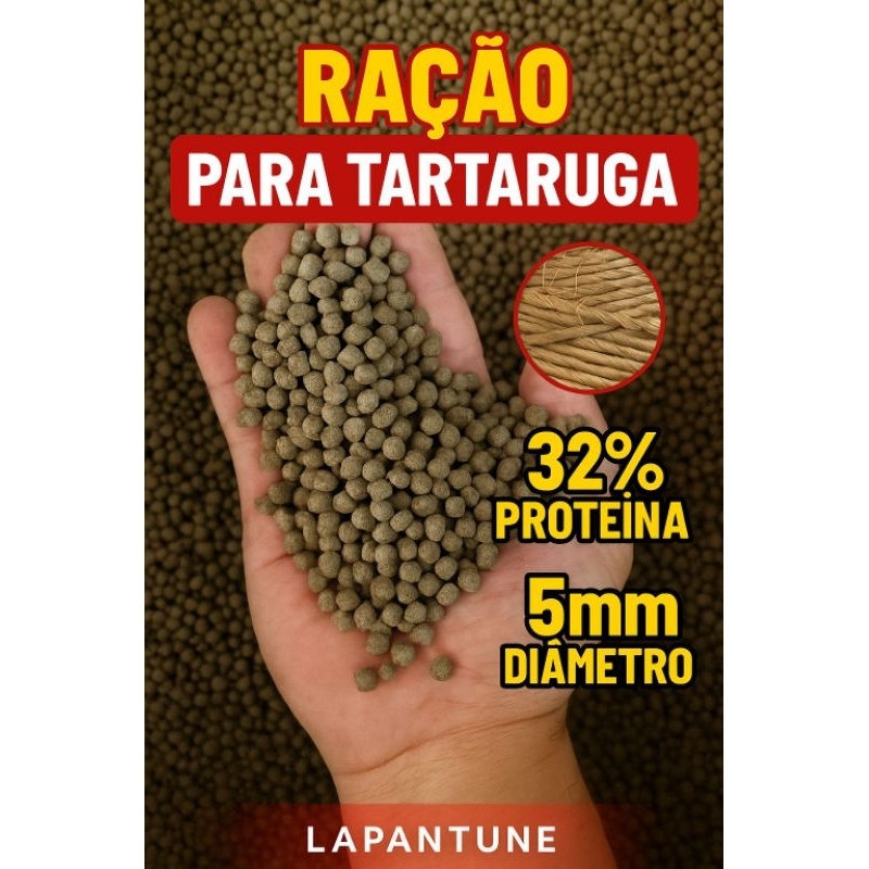 Ração Nutritiva Premium para Tartaruga Aquática