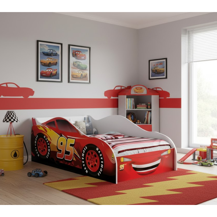 Cama Carro Solteiro Montessoriana Infantil Meninos
