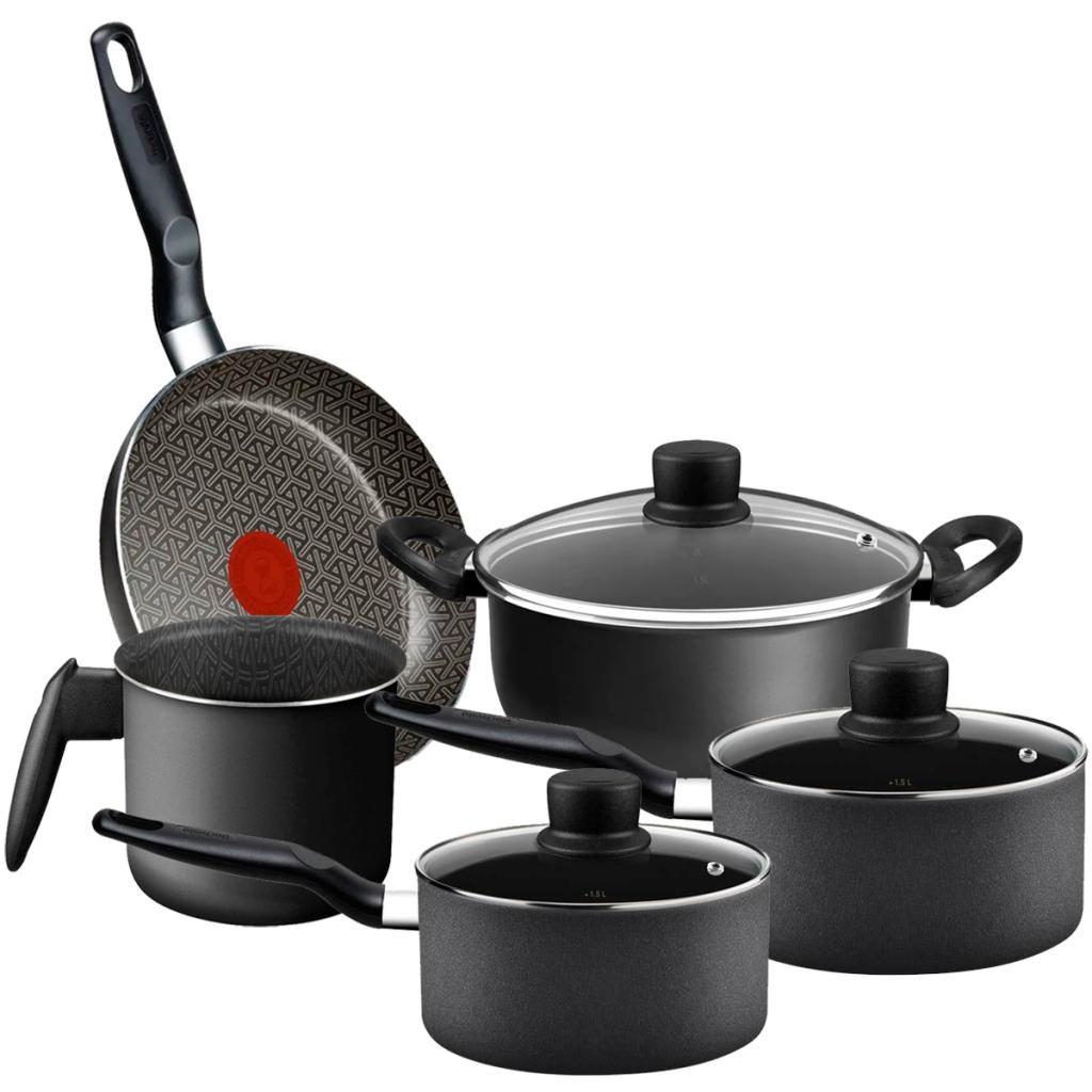 Jogo de Panelas Rochedo 5 Peças Robusta Grafite c